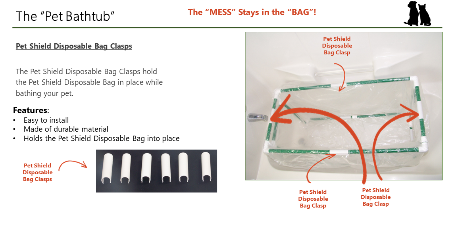 Pet Shield Disposable Bag Clasps